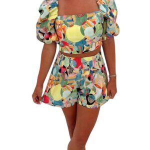 Callie Abstract Short set